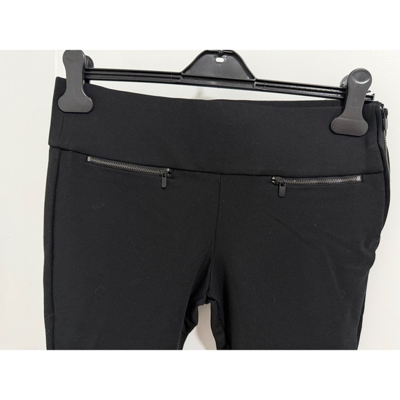 ZARA TRF Black Skinny Pants Zip Pockets High Rise Women's Size S - Picture 3 of 6
